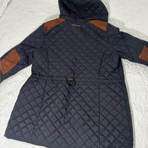 Polo Ralph Lauren Black Quilted Jacket with Brown Details-women’s - Picture 10 of 13